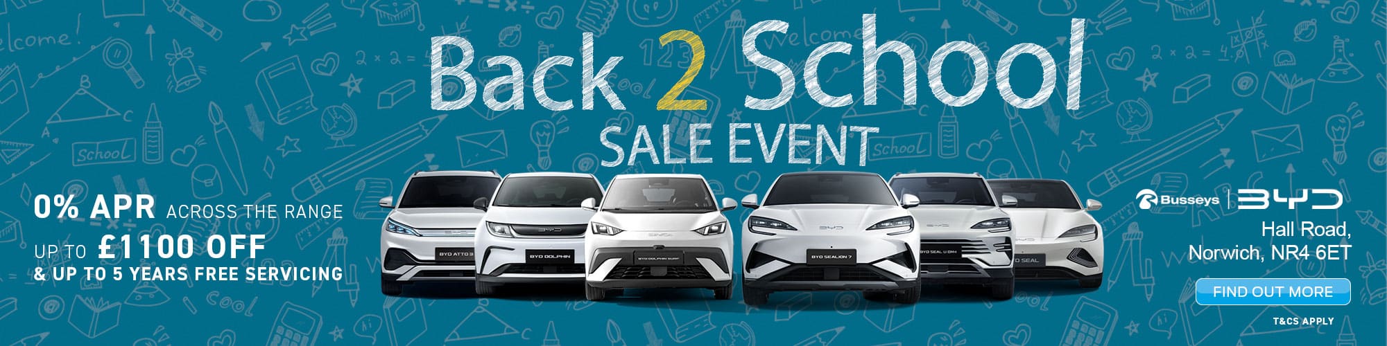 Back 2 School sales event