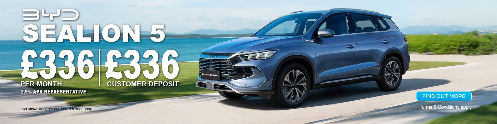  BYD Sealion 5 Finance offer!