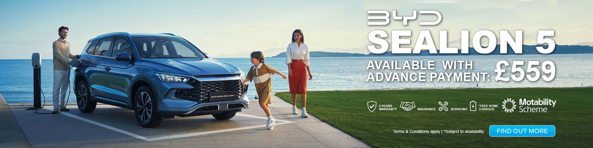 BYD SEALION 5 on the Motability Scheme