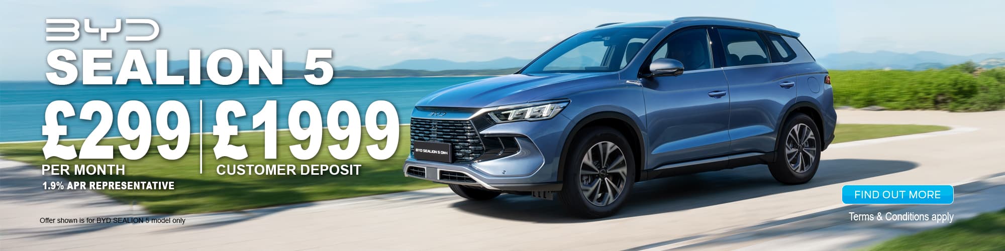  BYD Sealion 5 Finance offer!