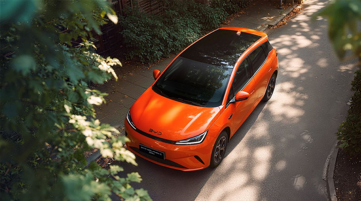 BYD DOLPHIN G DM-i top view