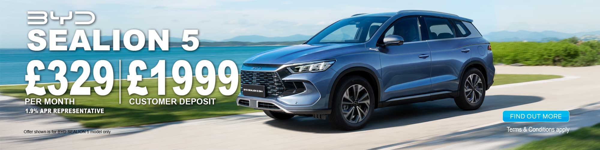  BYD Sealion 5 Finance offer!