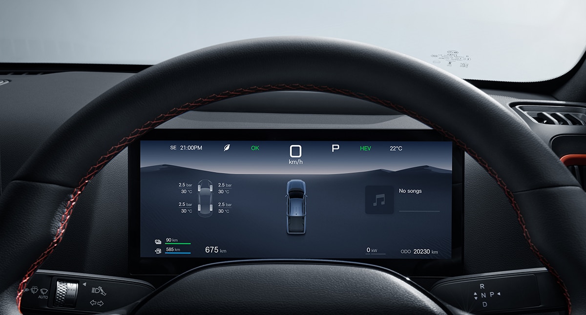 BYD Shark Interior Instrument Panel