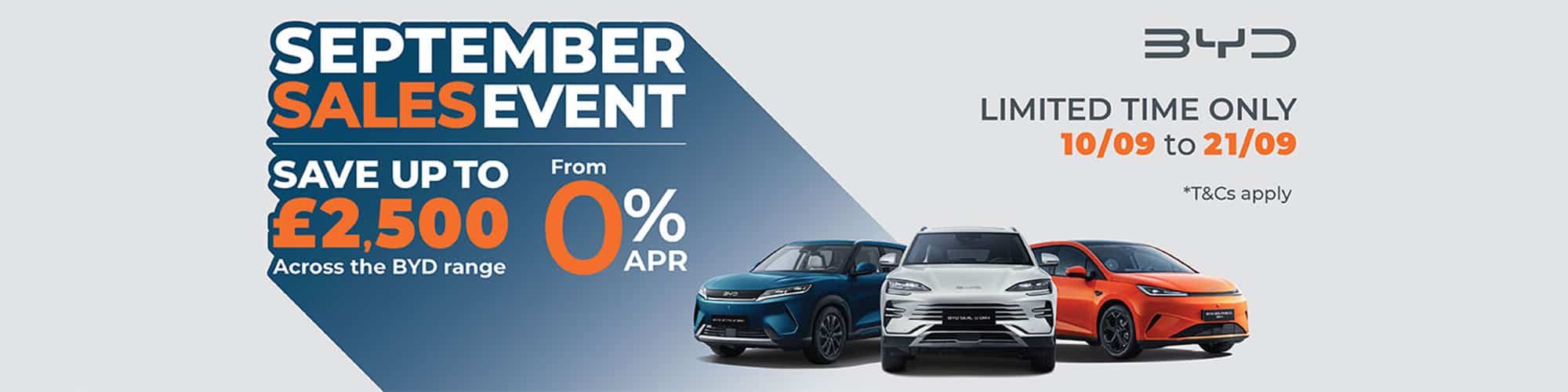 Free Home Charger with every New BYD