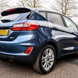 New Ford Fiesta rear view