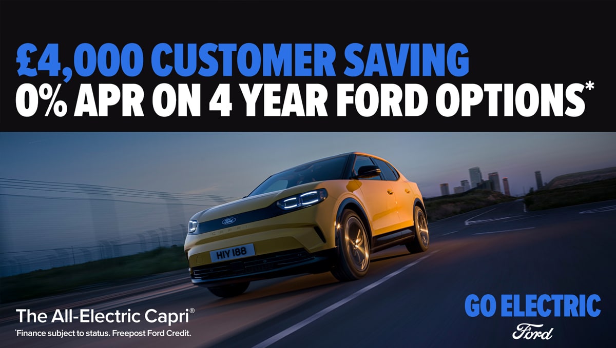 All-Electric Ford Capri finance offer