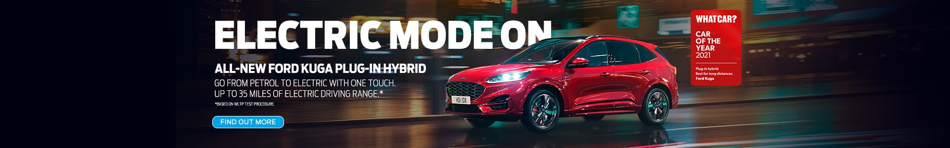 Electric Mode On! All-New Ford Kuga Plug-In Hybrid