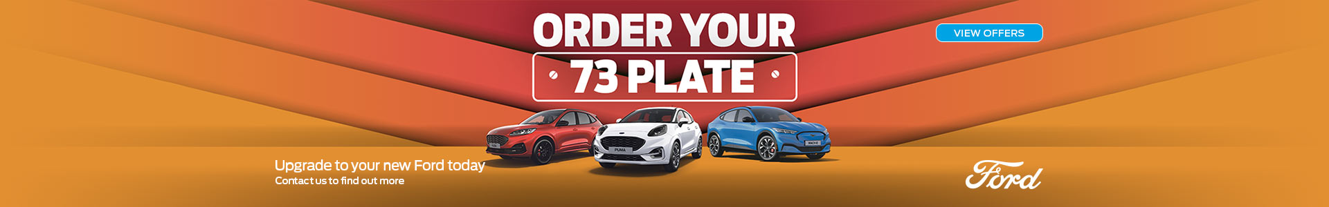 New Ford Cars - 73 plates - Order yours today