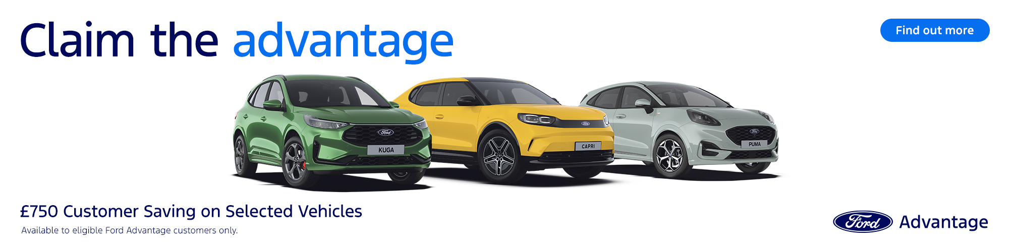 Ford Advantage programme - save an additional £750