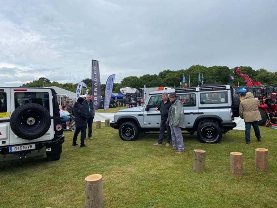 Busseys at the Suffolk show with the Ineos Grenadier