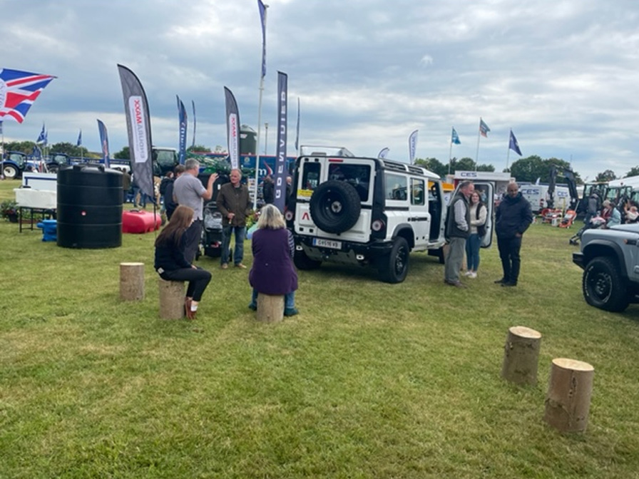 Busseys at the Suffolk show with the Ineos Grenadier
