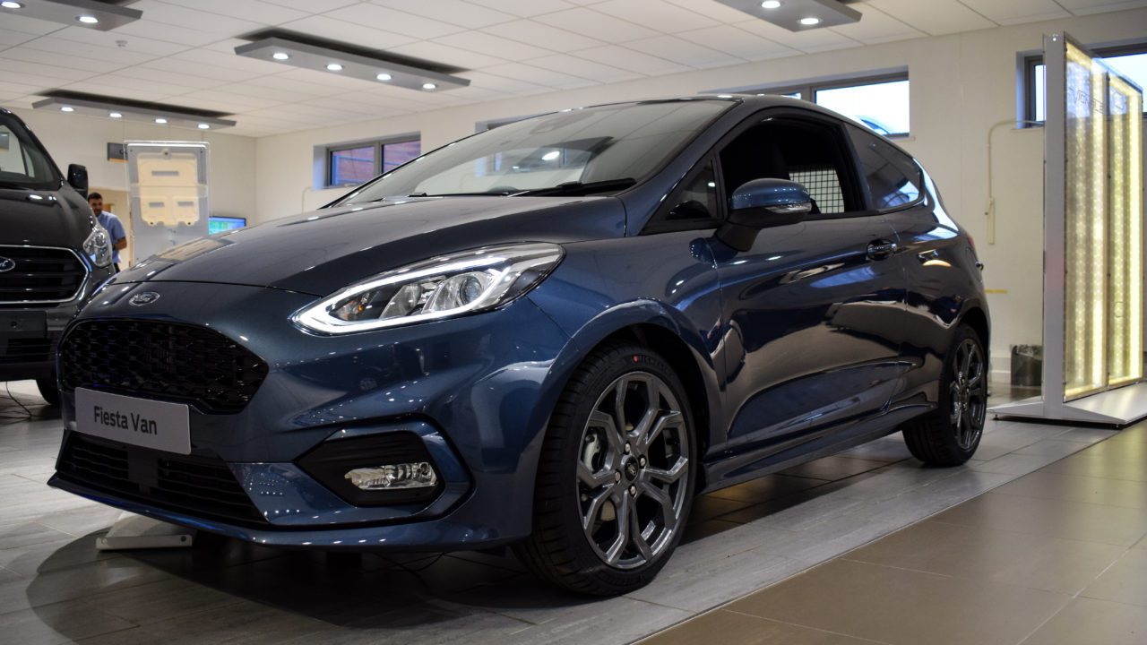 ford fiesta sports van