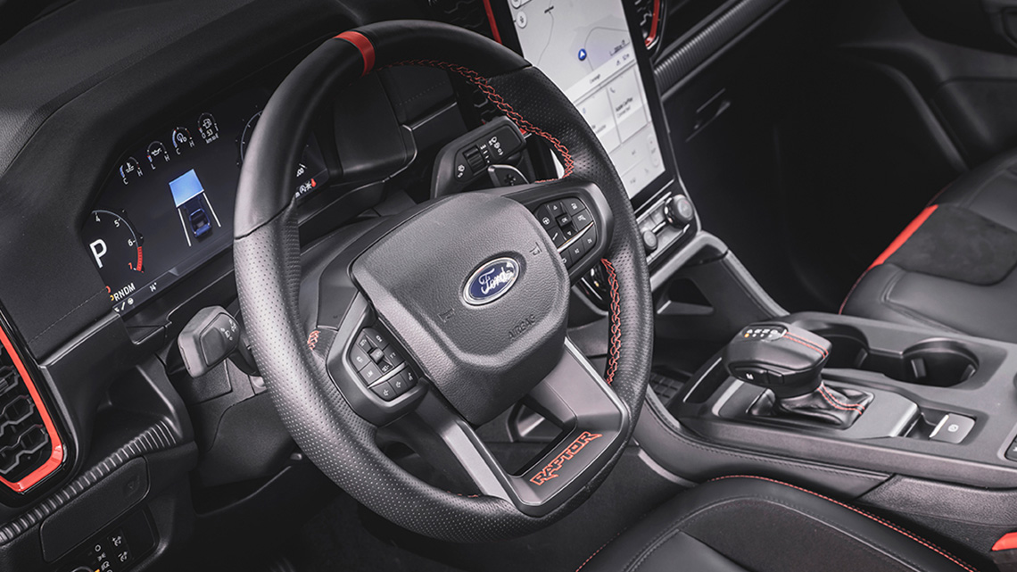 All-New Range Raptor interior