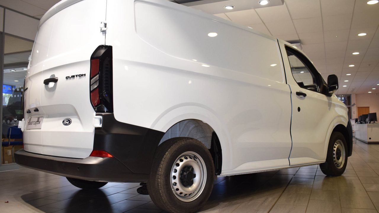 All-New Ford Transit Custom in Busseys Fordstore rear