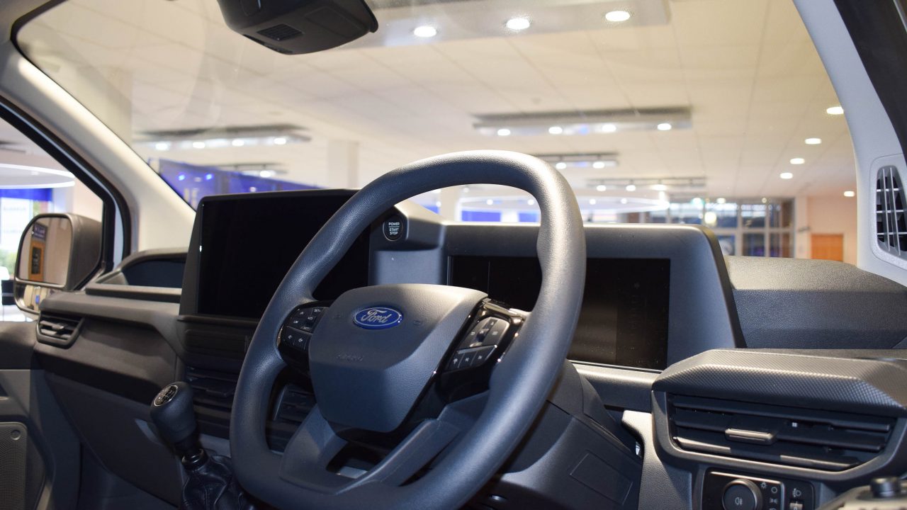 All-New Ford Transit Custom in Busseys Fordstore interior