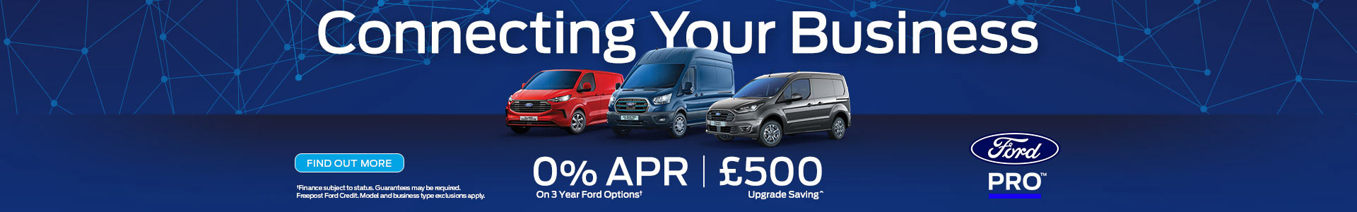 Connecting Your Business. Two great deals on New Ford Vans.