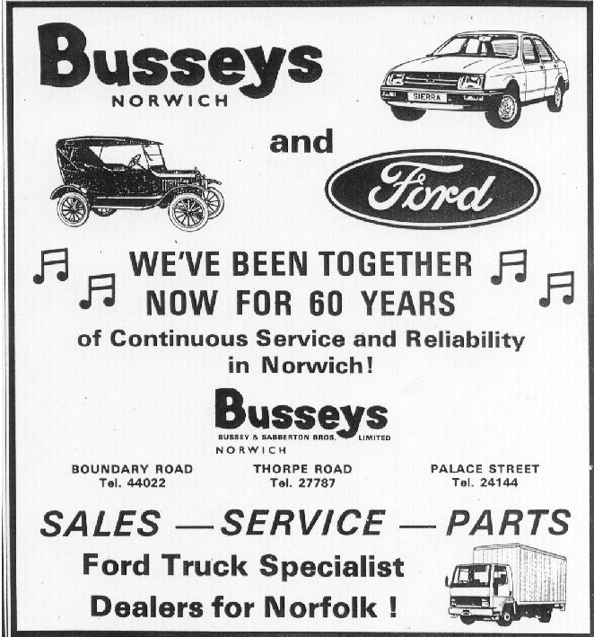 busseys 60 years