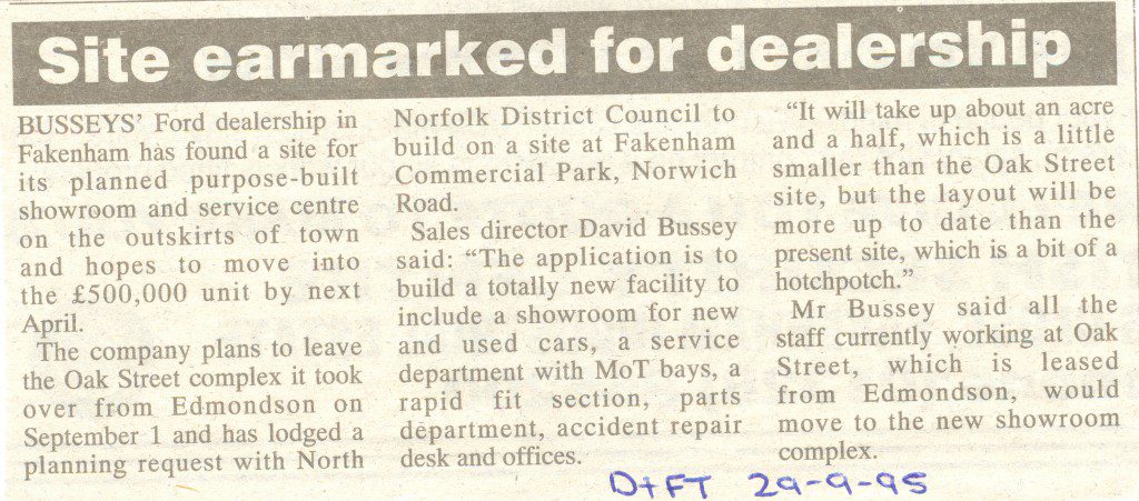 Bussey ford fakenham #9
