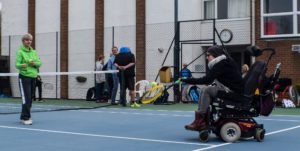 Wheelchair tennis coaching