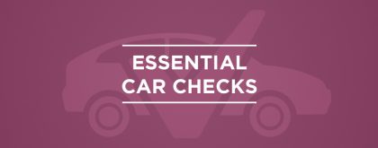 Quick car checks before a long journey