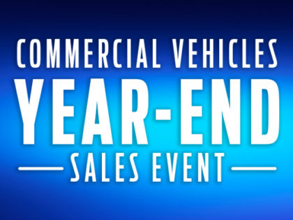 Commercial Vehicles Year-End Sales Event