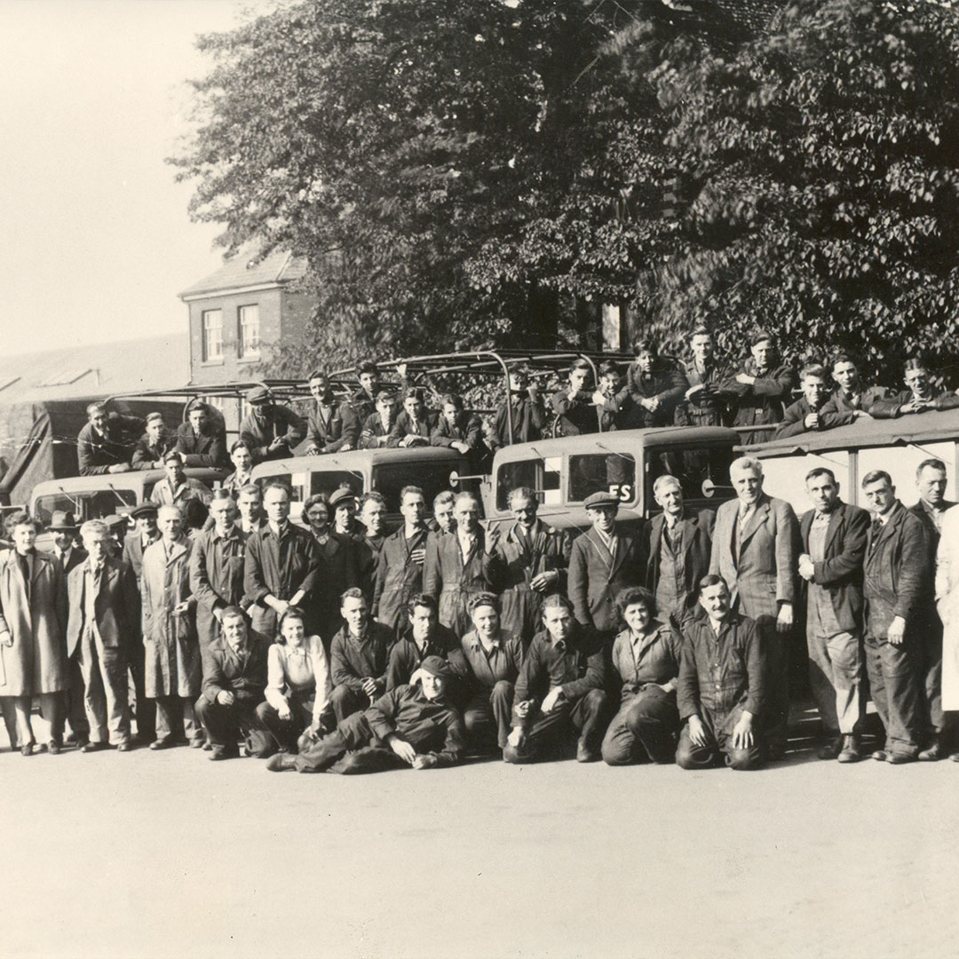 Busseys workforce during the WW2 helping the war effort