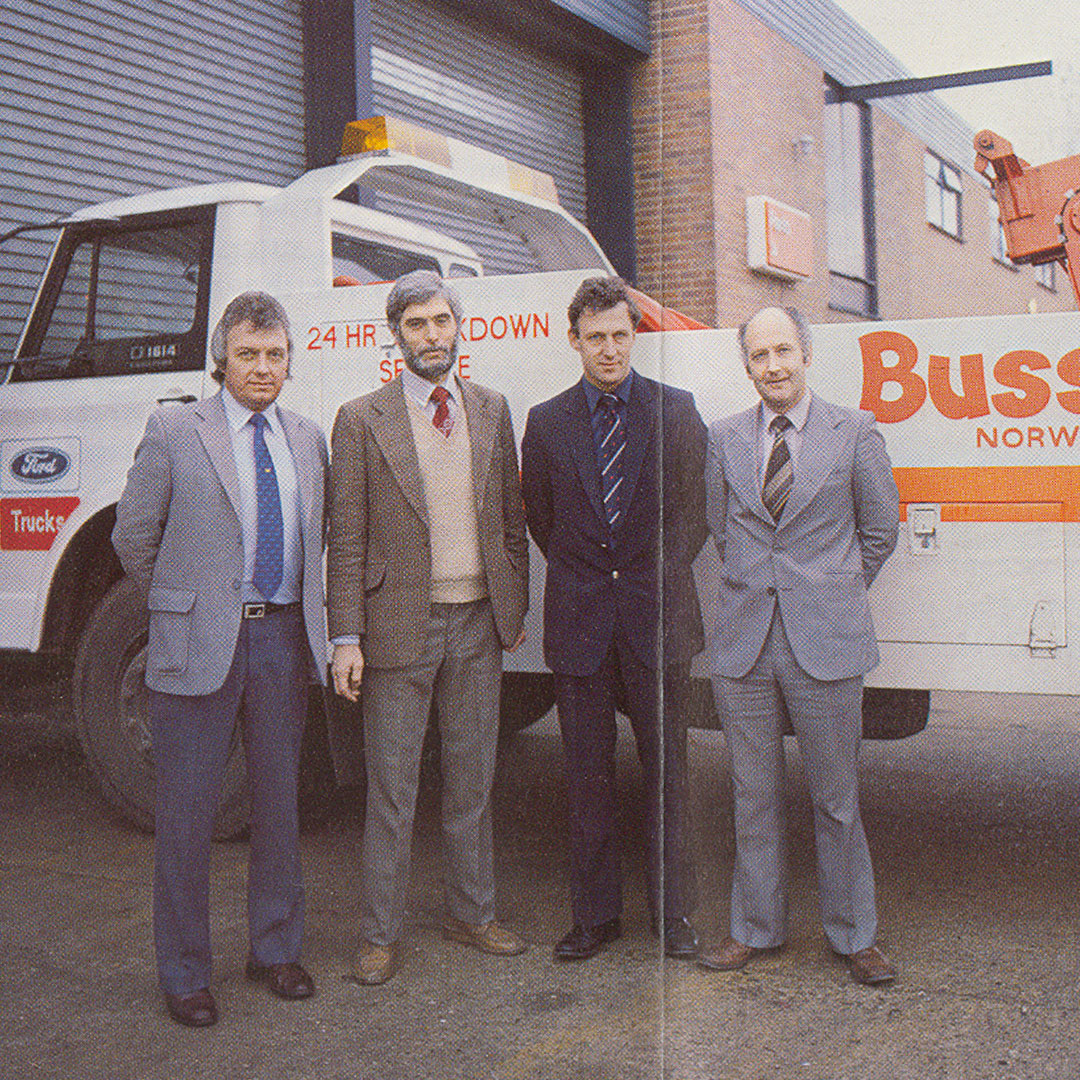Busseys management team in the 1980s