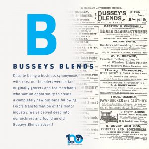 A-Z of Busseys: B - Busseys Blends
