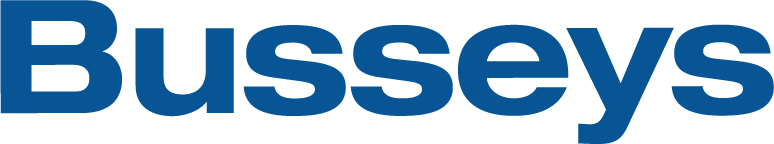 Busseys logo in the 2010's
