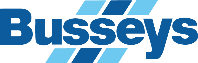 Busseys logo in the 1990s