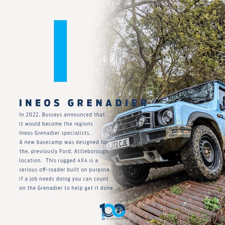 A-Z of Busseys: I - Ineos Grenadier