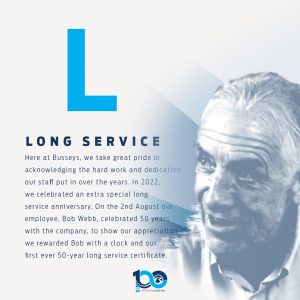 A-Z of Busseys: L - Long Service