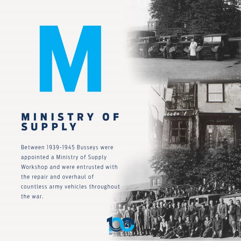 A-Z of Busseys: M - Ministry of Supply