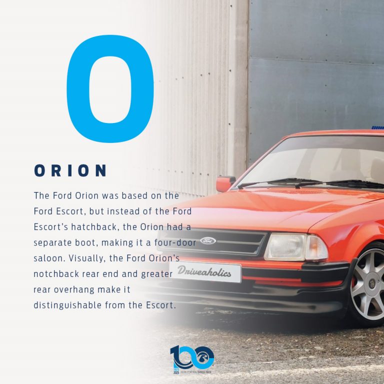 A-Z of Busseys: O - Orion