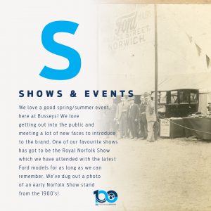 A-Z of Busseys: S - Shows and Events