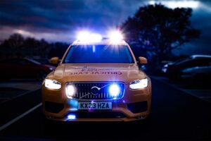 EAAA vehicle at night