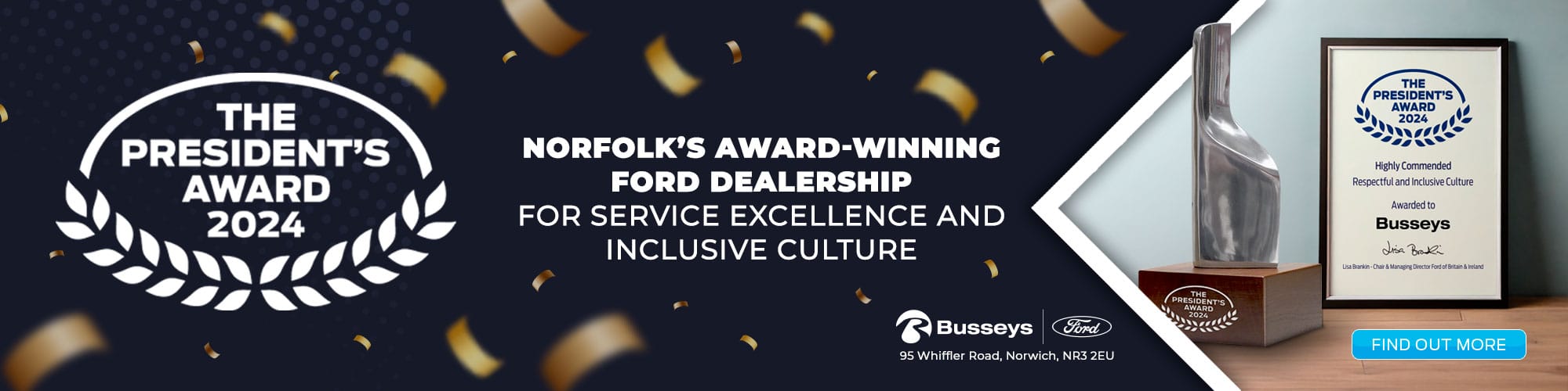 Busseys Crowned Double Winners: Setting Norfolk’s Standard for Service Excellence and Inclusive Culture