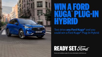 Win a Ford Kuga Plug-In Hybrid