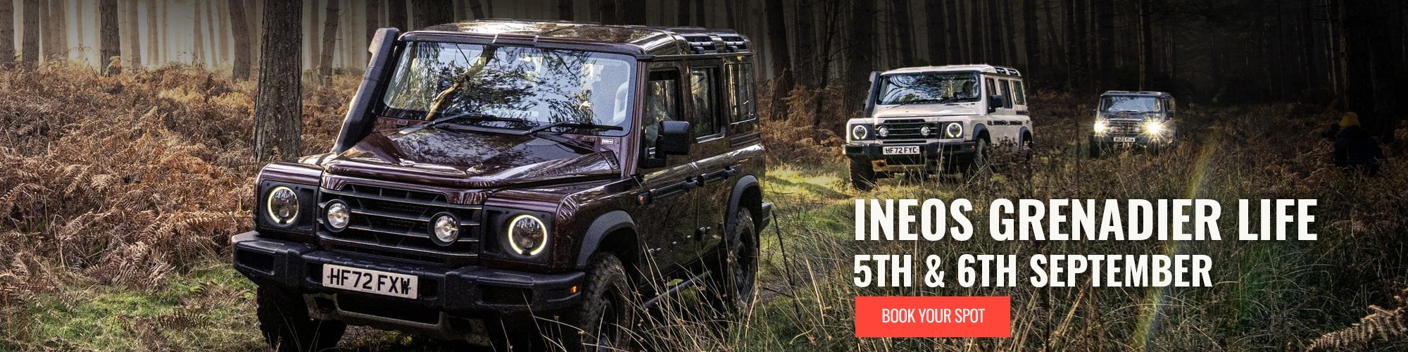  INEOS Grenadier Life weekend 5th-6th September